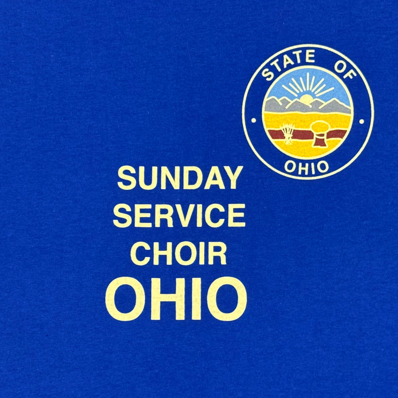 JIK 2019 Unreleased Sunday Service Ohio Choir Tee In Blue