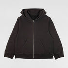 YZY SZN 3 Zip Up Hoodie In Onyx Dark