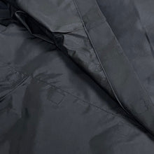 YGEBB 2022 Magnet Closure Logo Parka In True Black