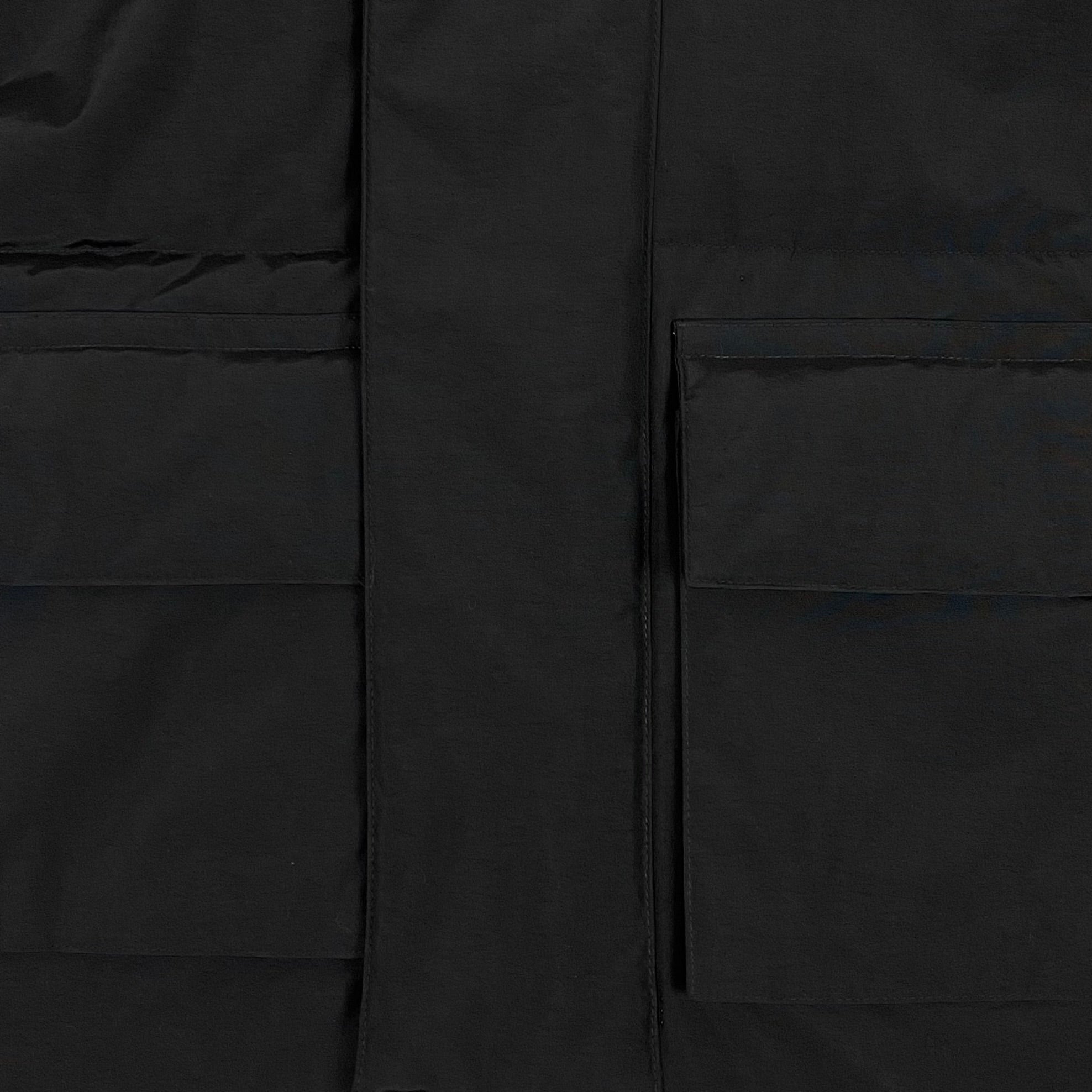 YZY SZN 1 Nylon Oversized Padded Vest In Black