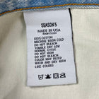 YZY SZN 5 Washed Denim In Faded Indigo