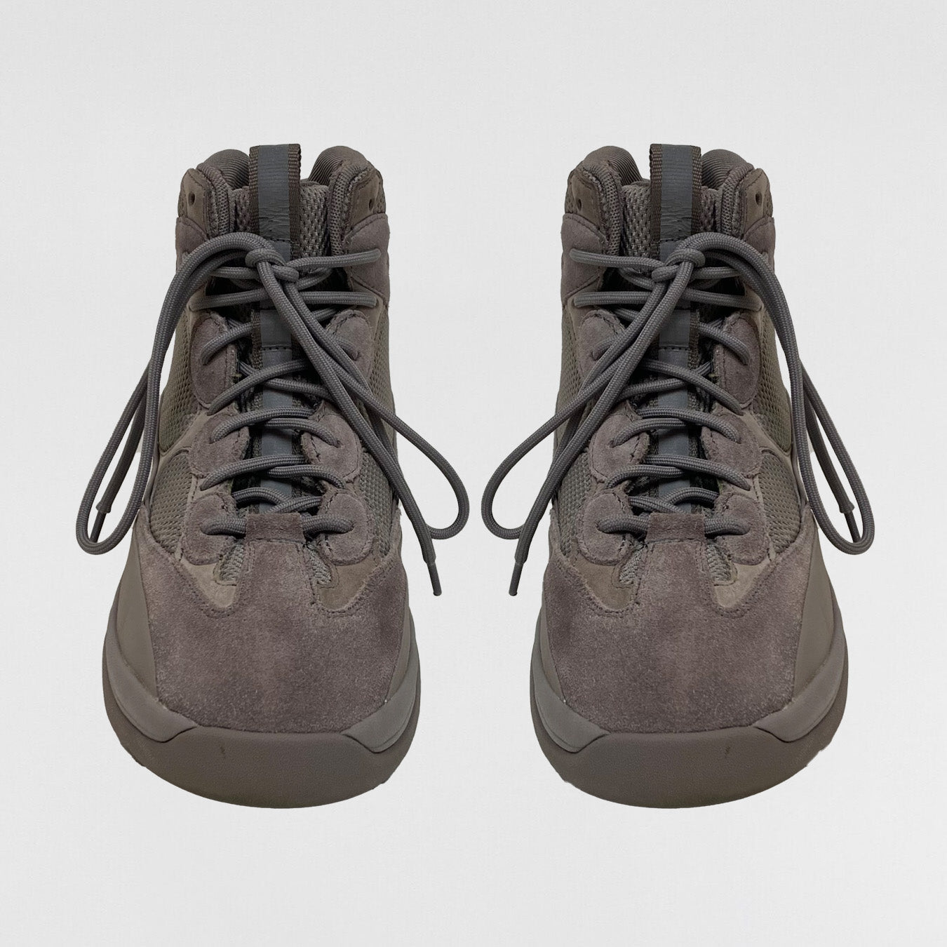 YZY SZN 7 Suede Desert Boots In Cinder