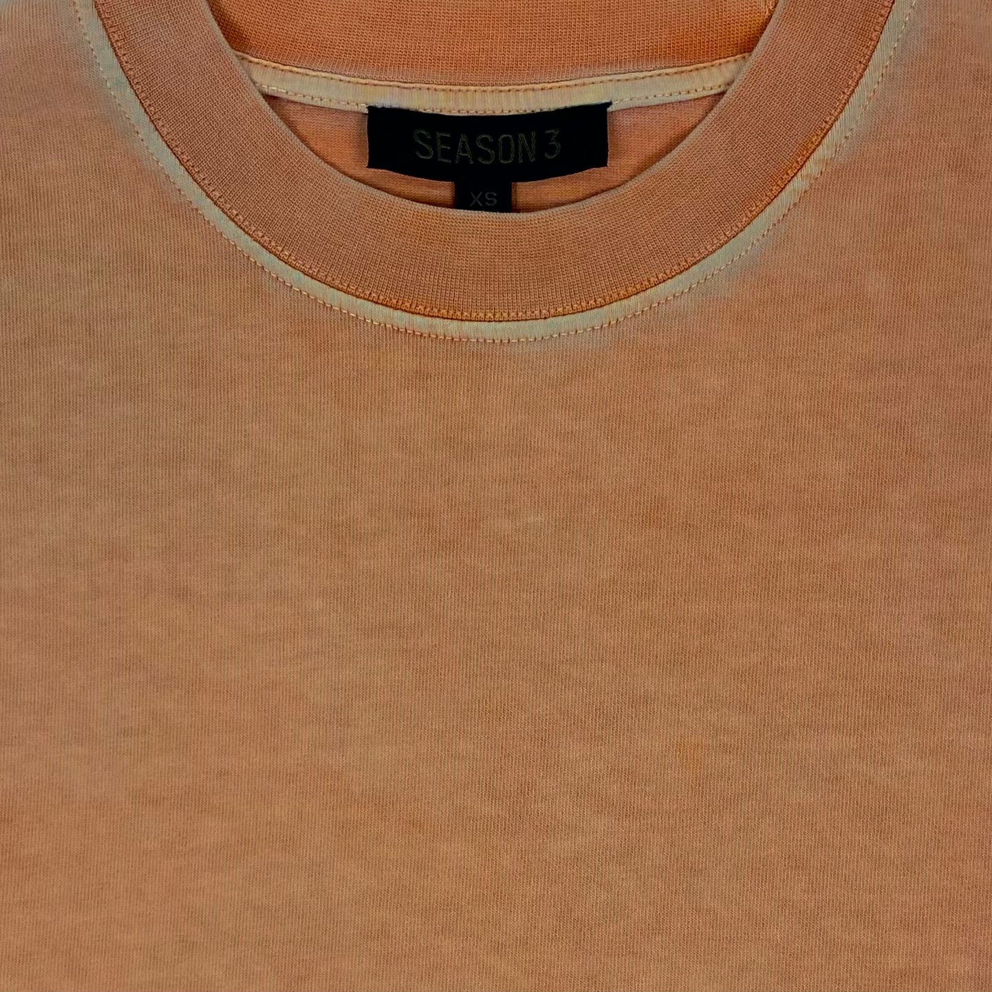 YZY SZN 3 Heavy Knit Tee In Warning Orange