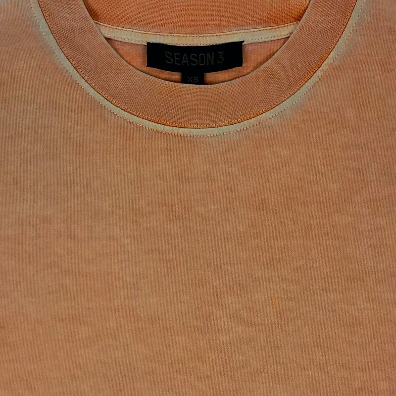 YZY SZN 3 Heavy Knit Tee In Warning Orange