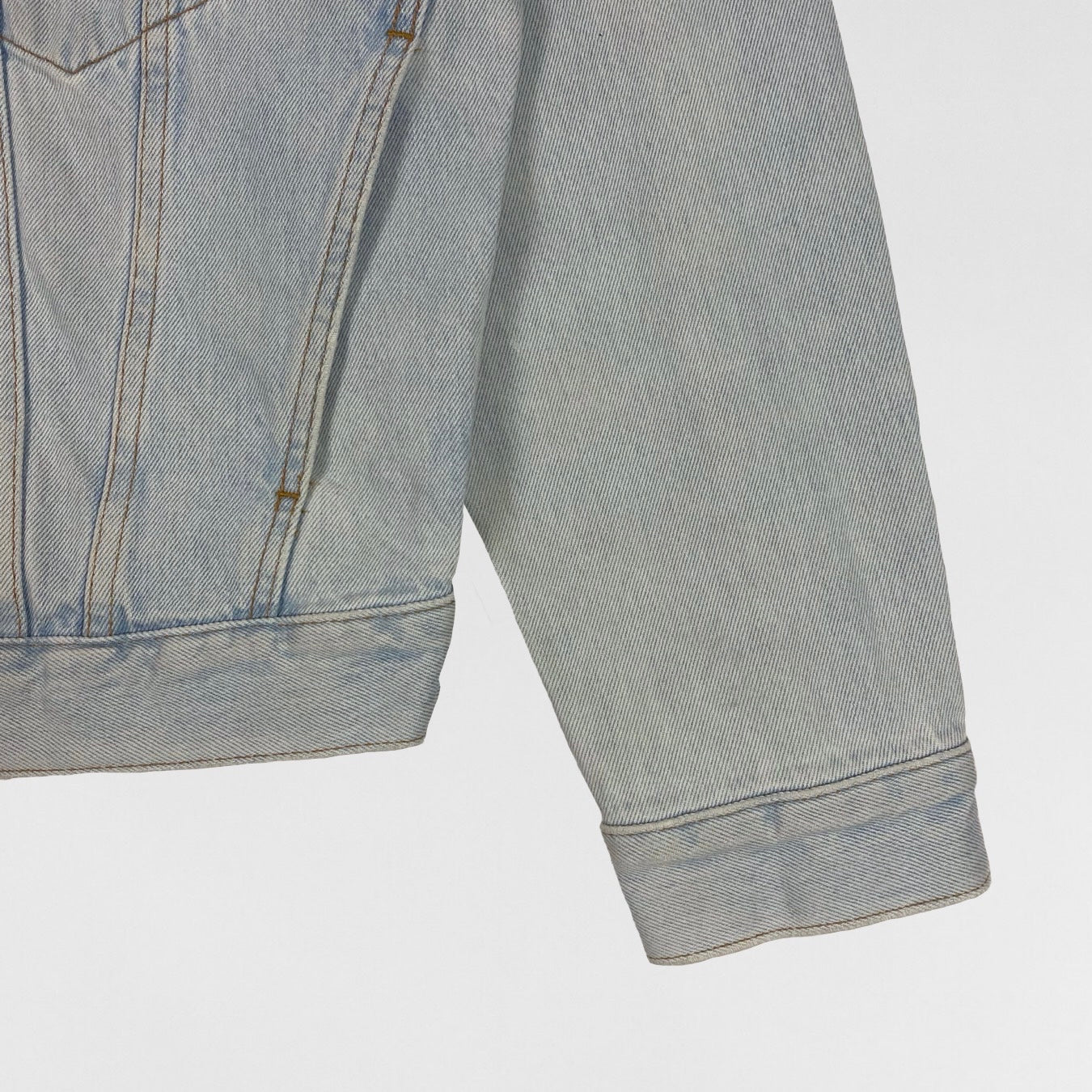 YZY SZN 5 Denim Jacket In Faded Indigo