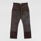 Vintage GAP Bootcut Leather Pants In Brown