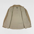 YZY SZN 4 Oversized Zip Up Flannel In Oatmeal