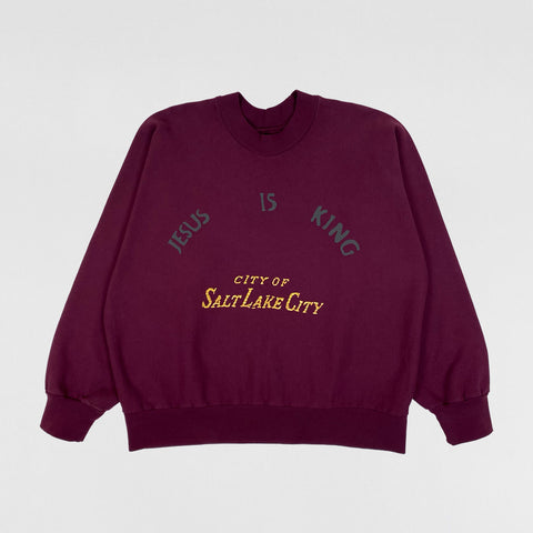 JIK 2019 Unreleased Sunday Service Salt Lake City Crewneck
