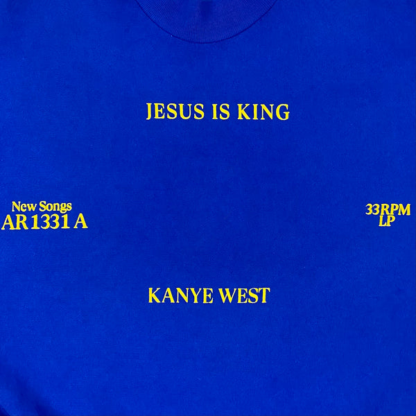JIK 2019 Vinyl Crewneck in Blue