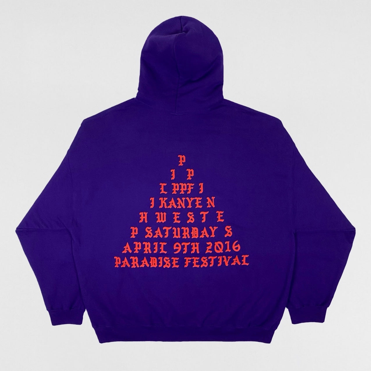 TLOP 2016 Paradise Fesitval ‘I Feel Like Pablo’ Hoodie