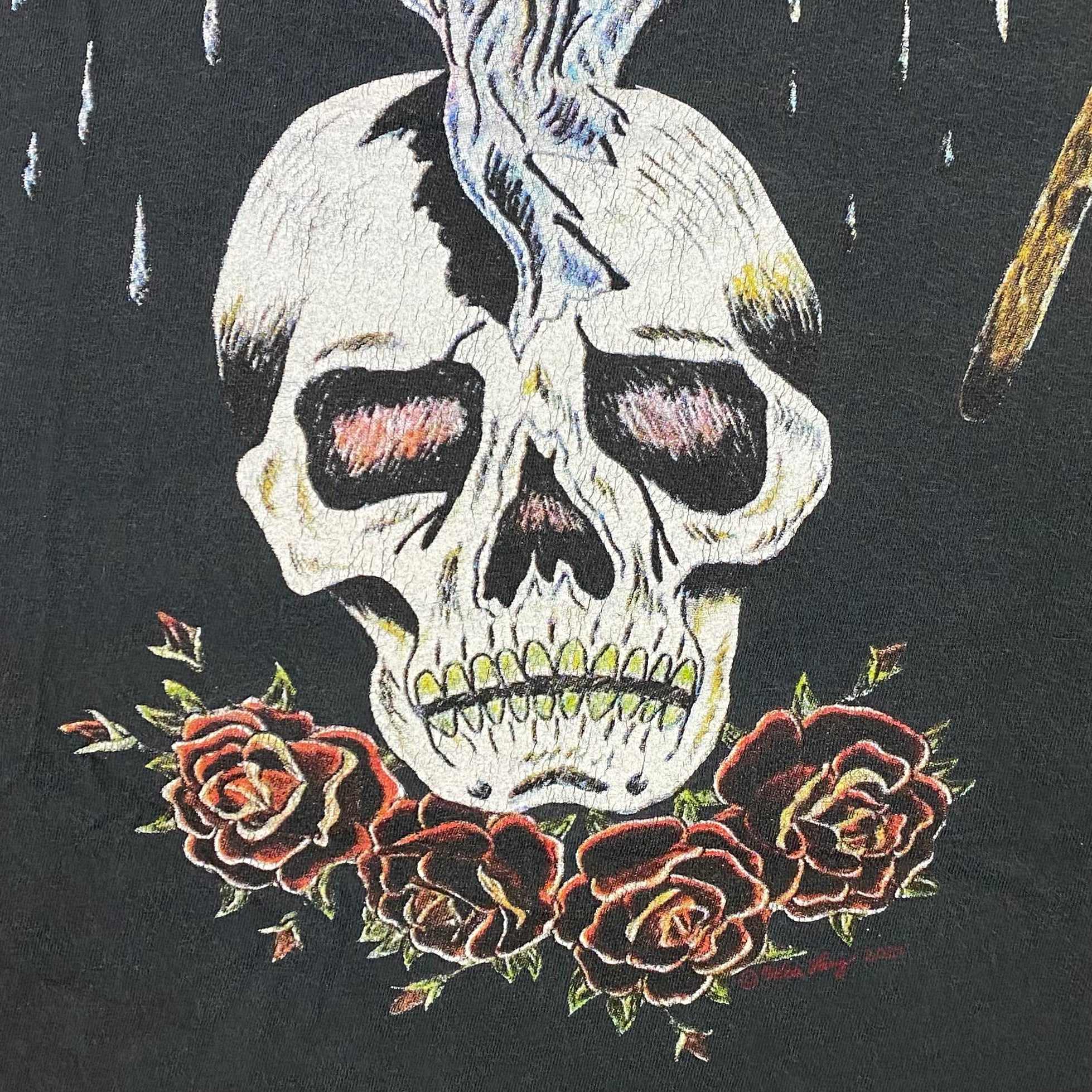 Yeezus Tour 2014 Flying Reaper Tee By Wes Lang