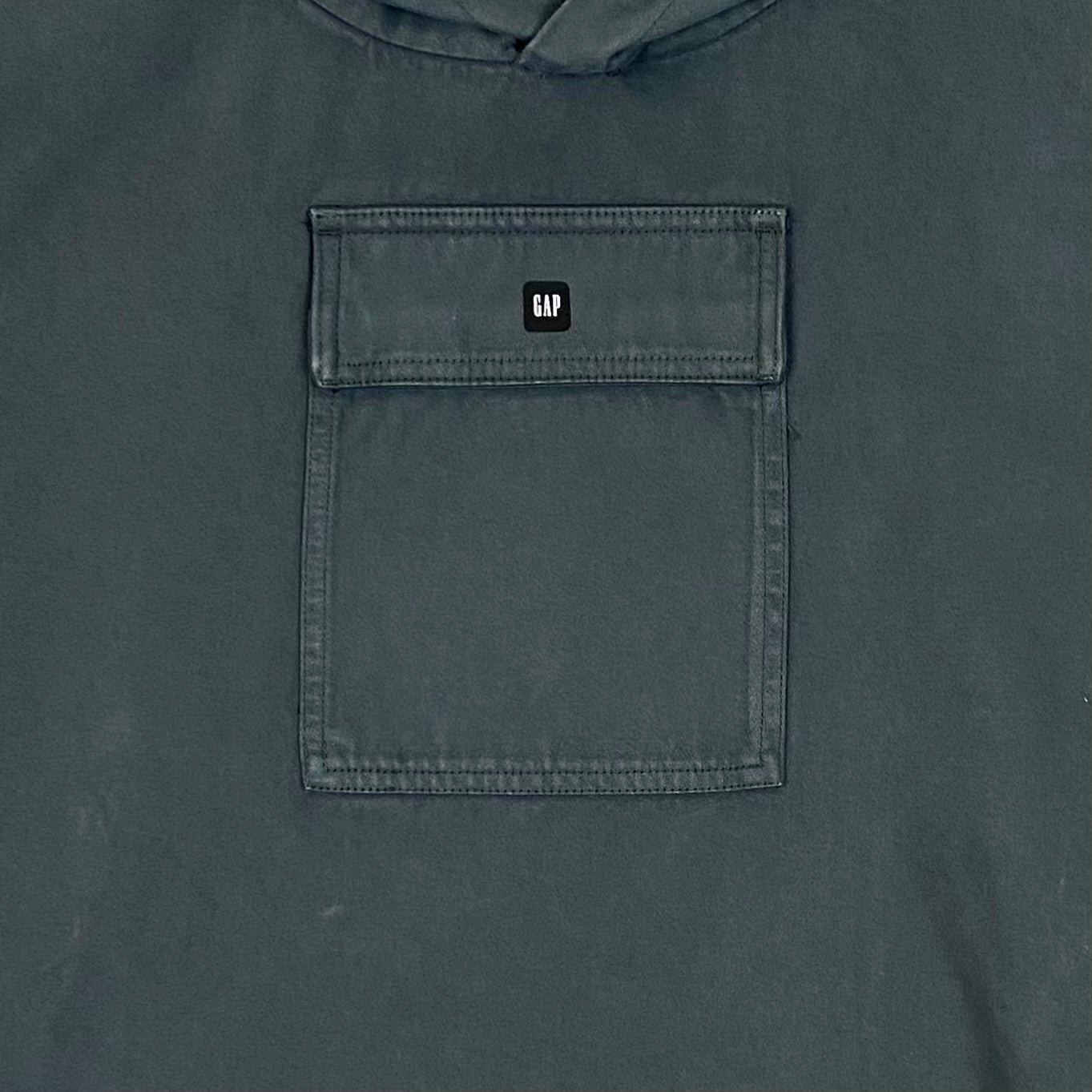 YGEBB 2022 Sateen Hooded Anorak In Dark Green