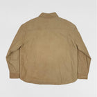 YZY SZN 4 Oversized Zip Up Flannel In Oatmeal