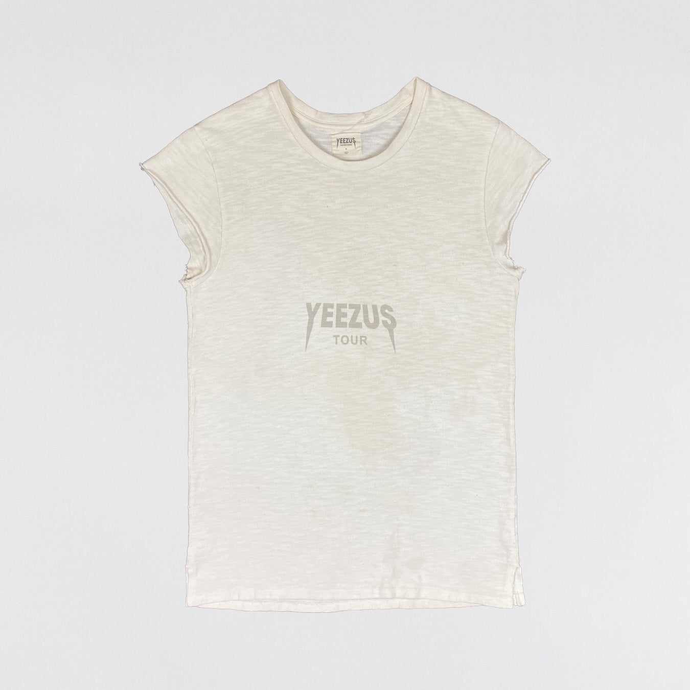 Yeezus Tour 2013 Black Friday Cut Off Tee In White
