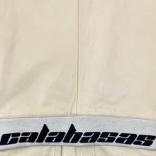 YZY SZN 5 Unreleased Leather Biker Jacket In Jupiter/Arctic