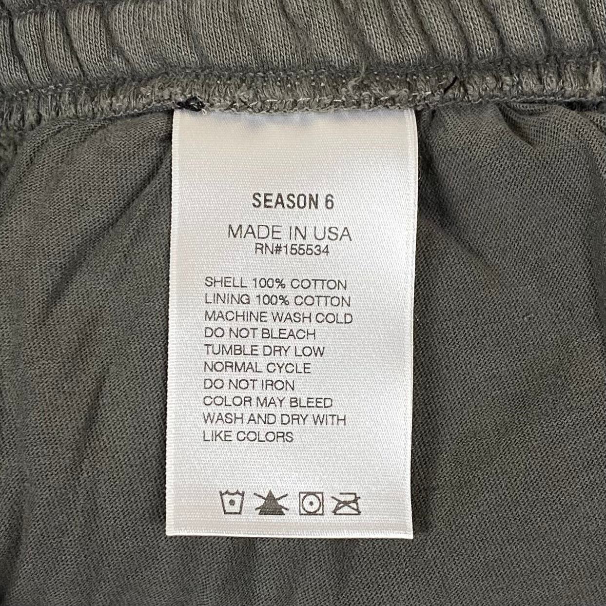 YZY SZN 6 Heavyweight Sweatpants In Gravel