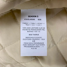 YZY SZN 5 Unreleased Leather Biker Jacket In Jupiter/Arctic