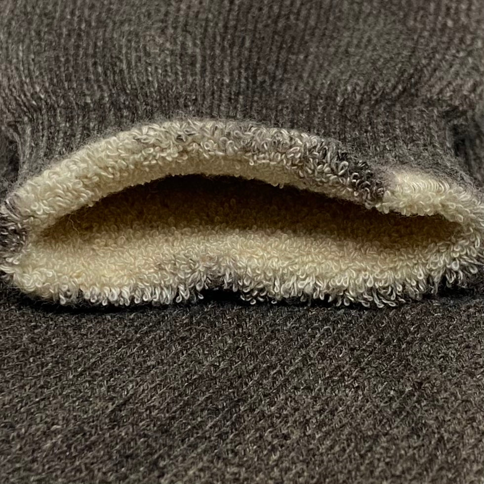 YZY GAP 2020 Unreleased Wyoming Two Tone Bouclette Sample Socks