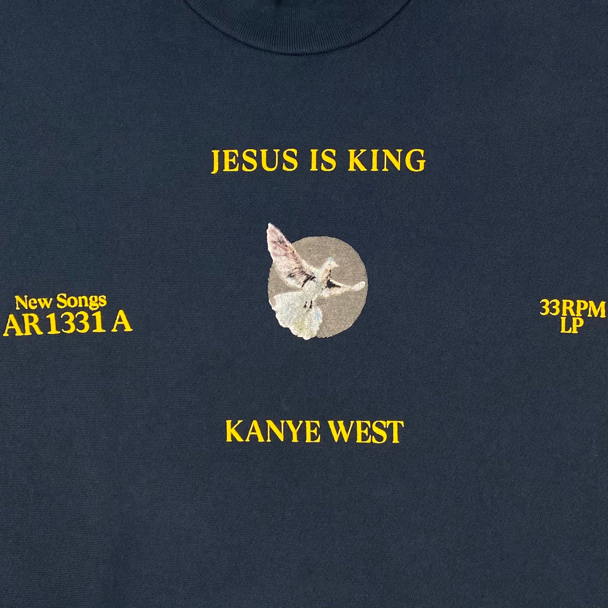 JIK 2019 Vinyl Dove Crewneck In Navy