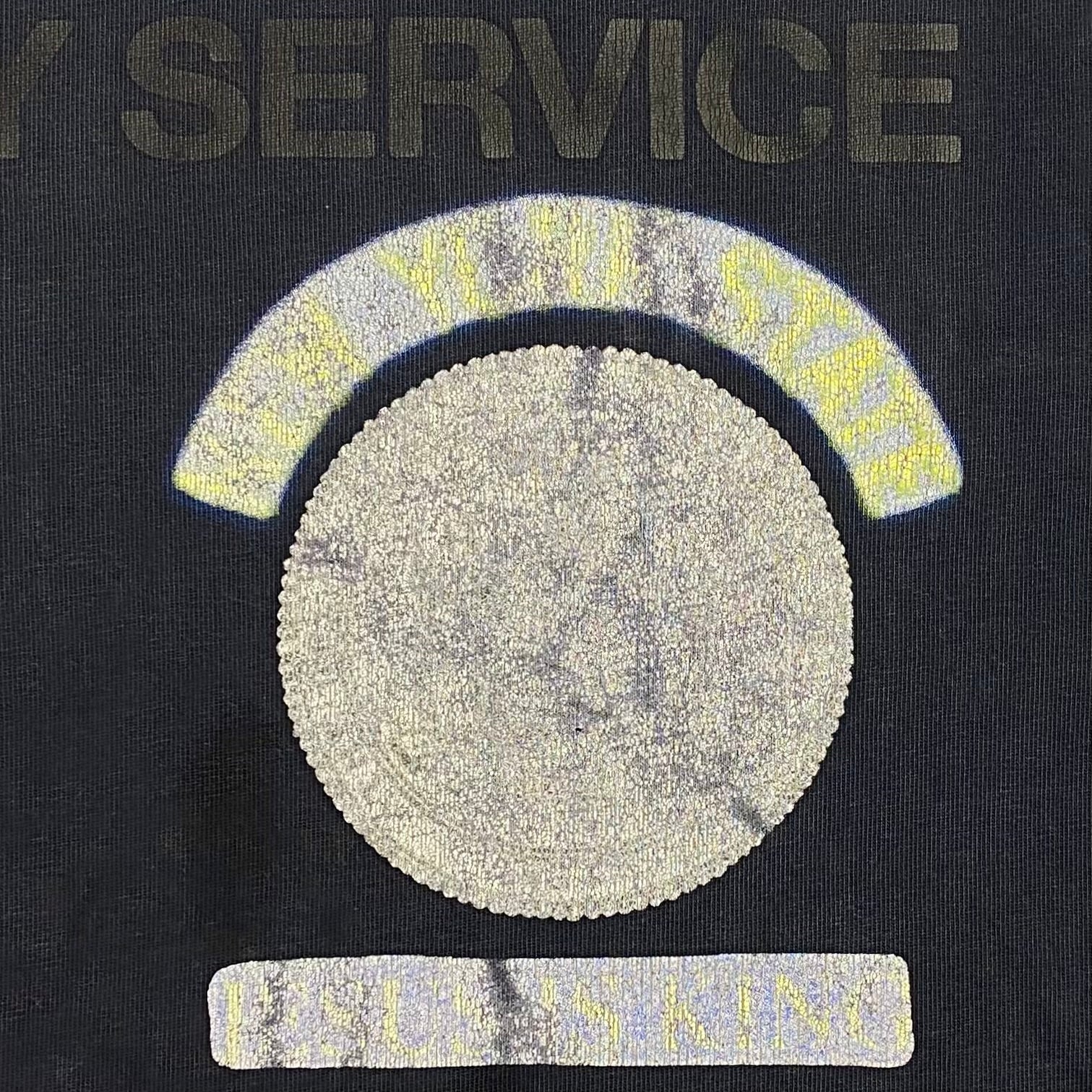 YZY SZN 7 Jesus Is King New York LP Tee In Navy