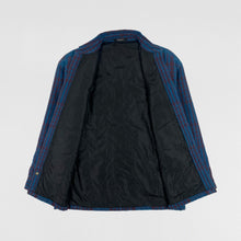 YZY SZN 5 Padded Oversized Flannel In Blue