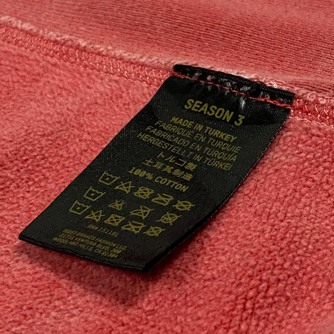 YZY SZN 3 Fluoro Hoodie