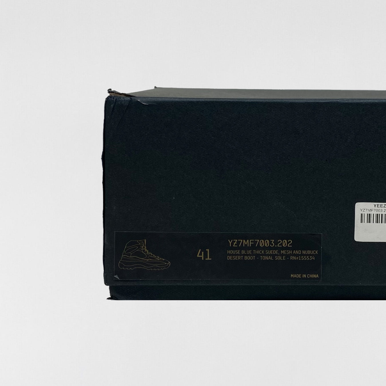 YZY SZN 7 Suede Desert Boots In House Blue