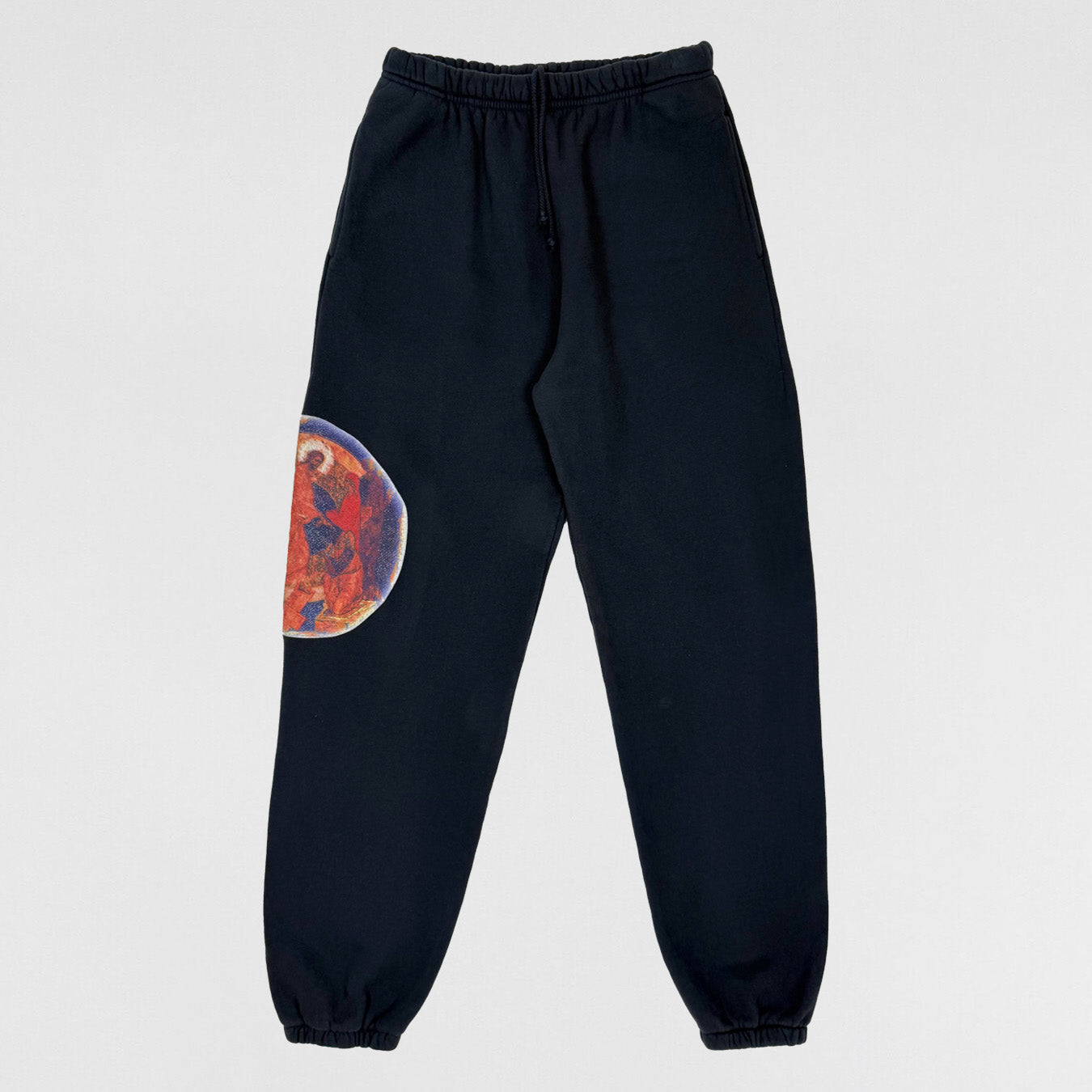 JIK 2019 Angel Portrait Sweatpants In Navy