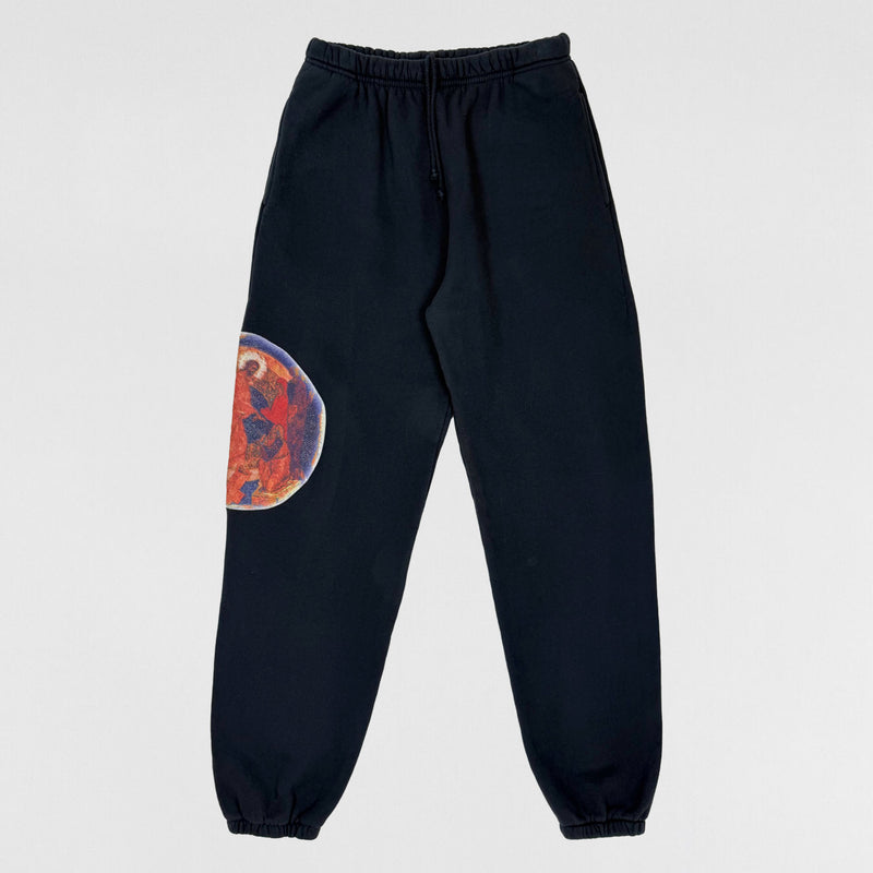 JIK 2019 Angel Portrait Sweatpants In Navy