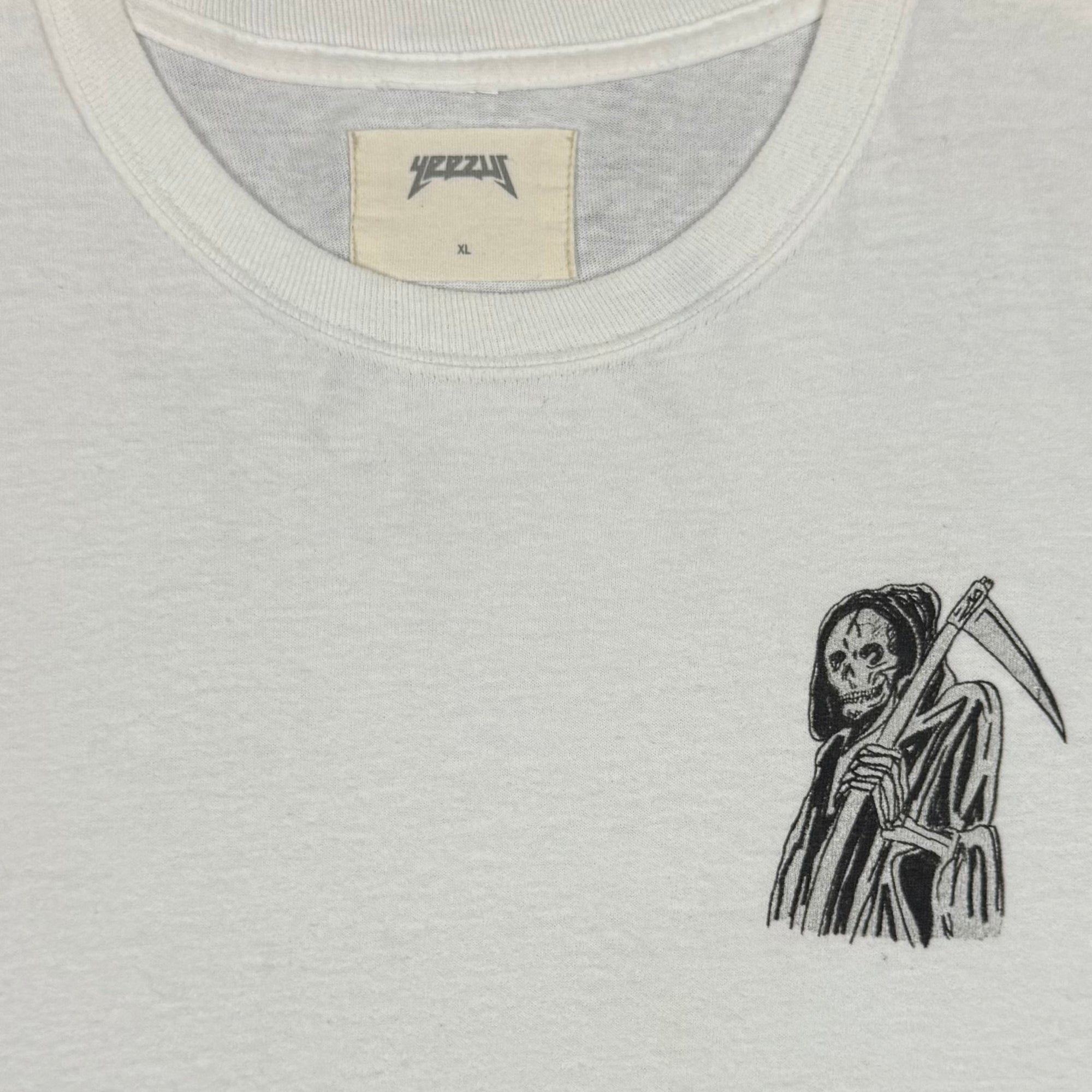 Yeezus 2015 Unreleased Reaper Logo Long Sleeve By Wes Lang