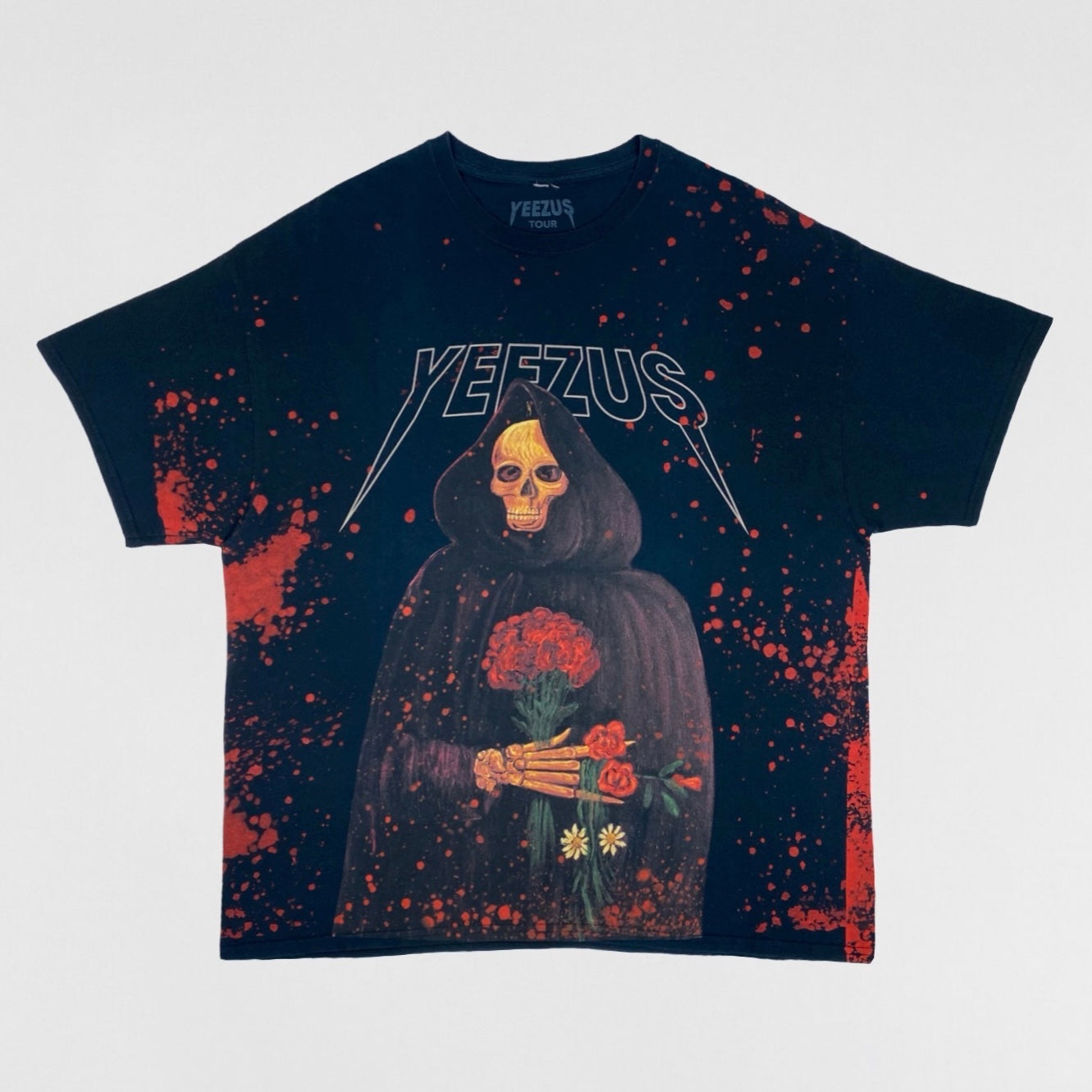 Yeezus Tour 2014 Australian Reaper Tee In Red Splatter
