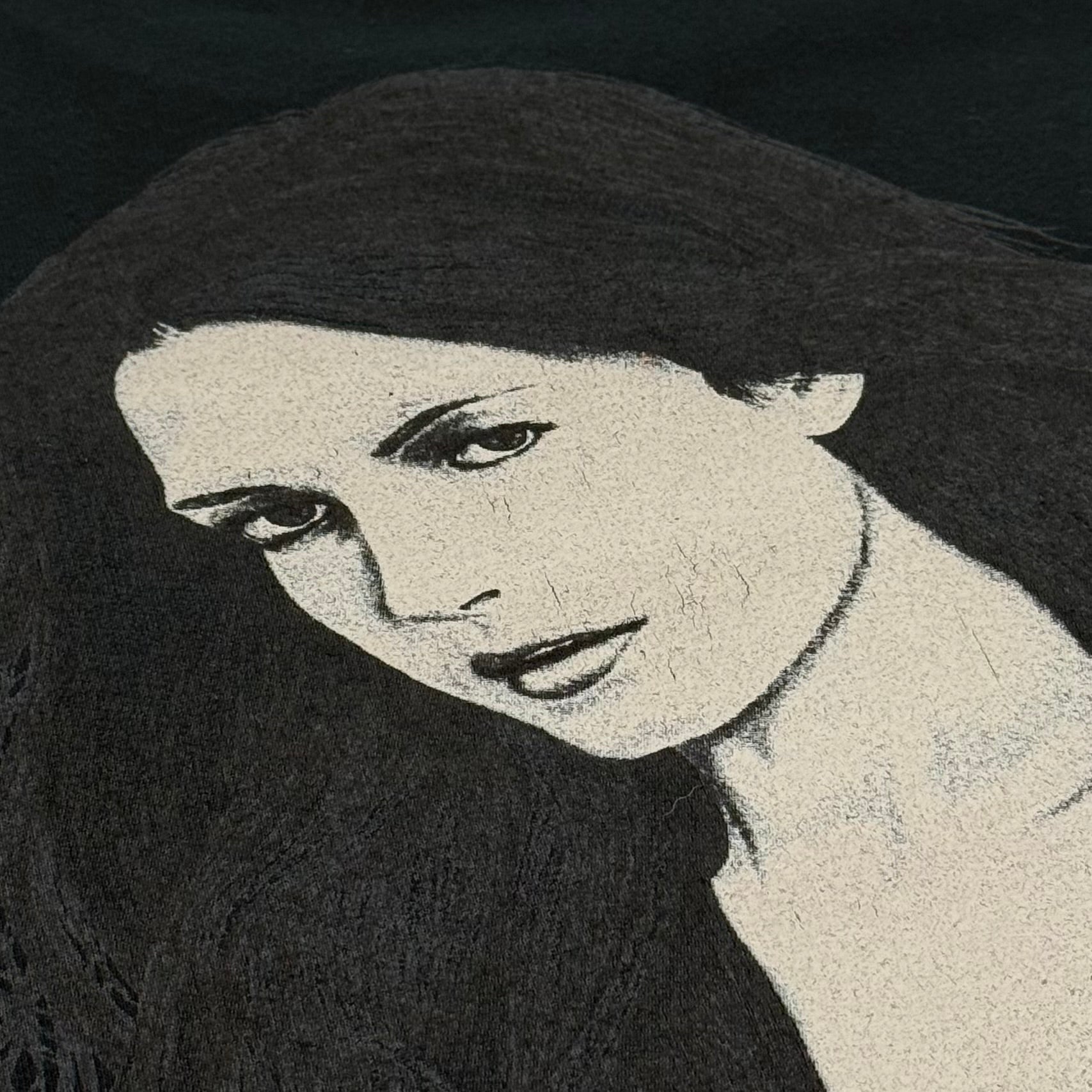 Yeezus Tour 2014 Unreleased Woman Portrait Tee By Wes Lang