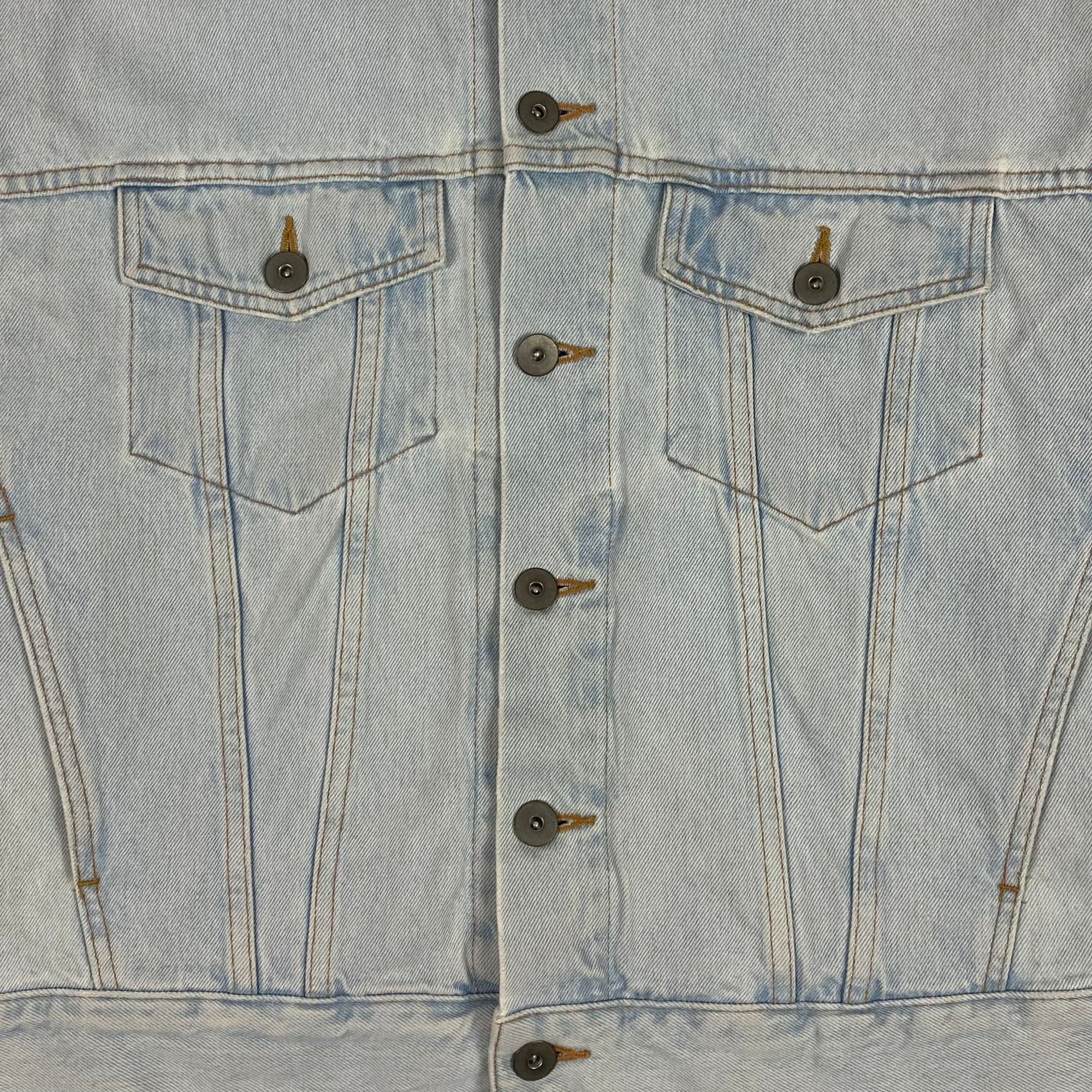 YZY SZN 5 Denim Jacket In Faded Indigo