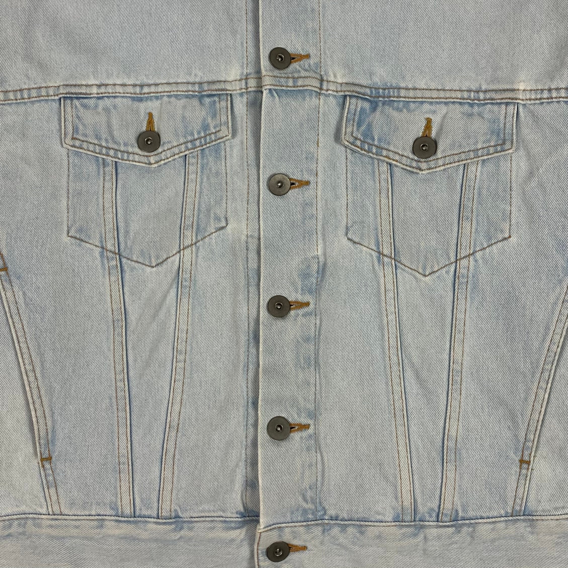 YZY SZN 5 Denim Jacket In Faded Indigo