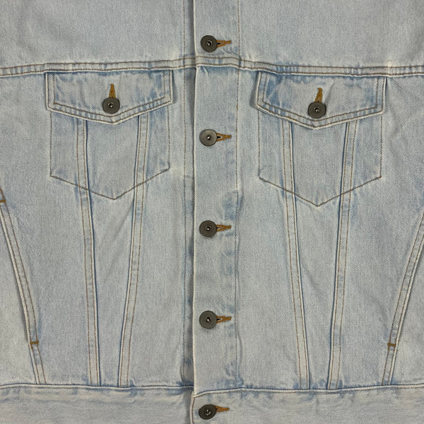 YZY SZN 5 Denim Jacket In Faded Indigo