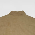 YZY SZN 4 Oversized Zip Up Flannel In Oatmeal