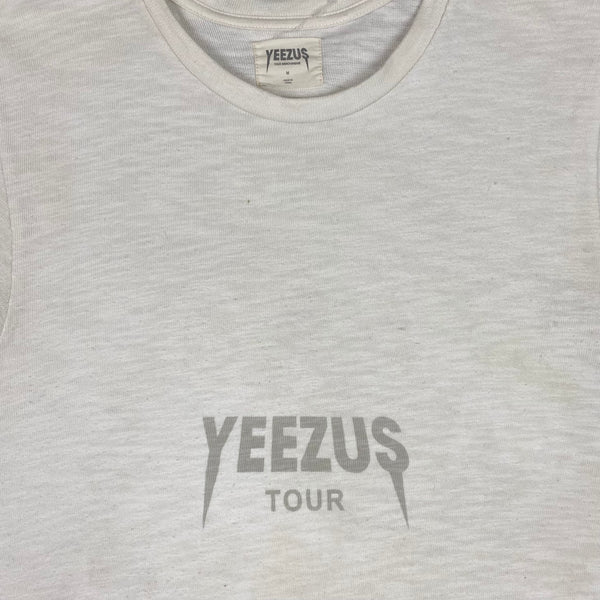 Yeezus Tour 2013 Black Friday Cut Off Tee In White