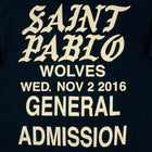 TLOP 2016 Saint Pablo Wolves Long Sleeve In Black