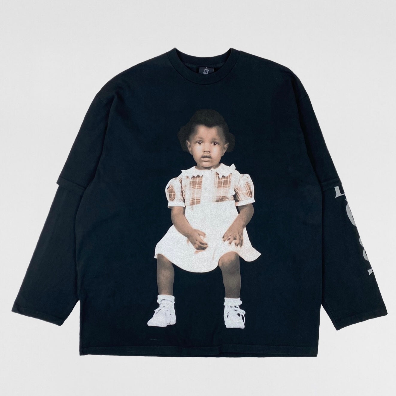 Donda 2021 Portrait Double Layered Long Sleeve By Demna Gvasalia