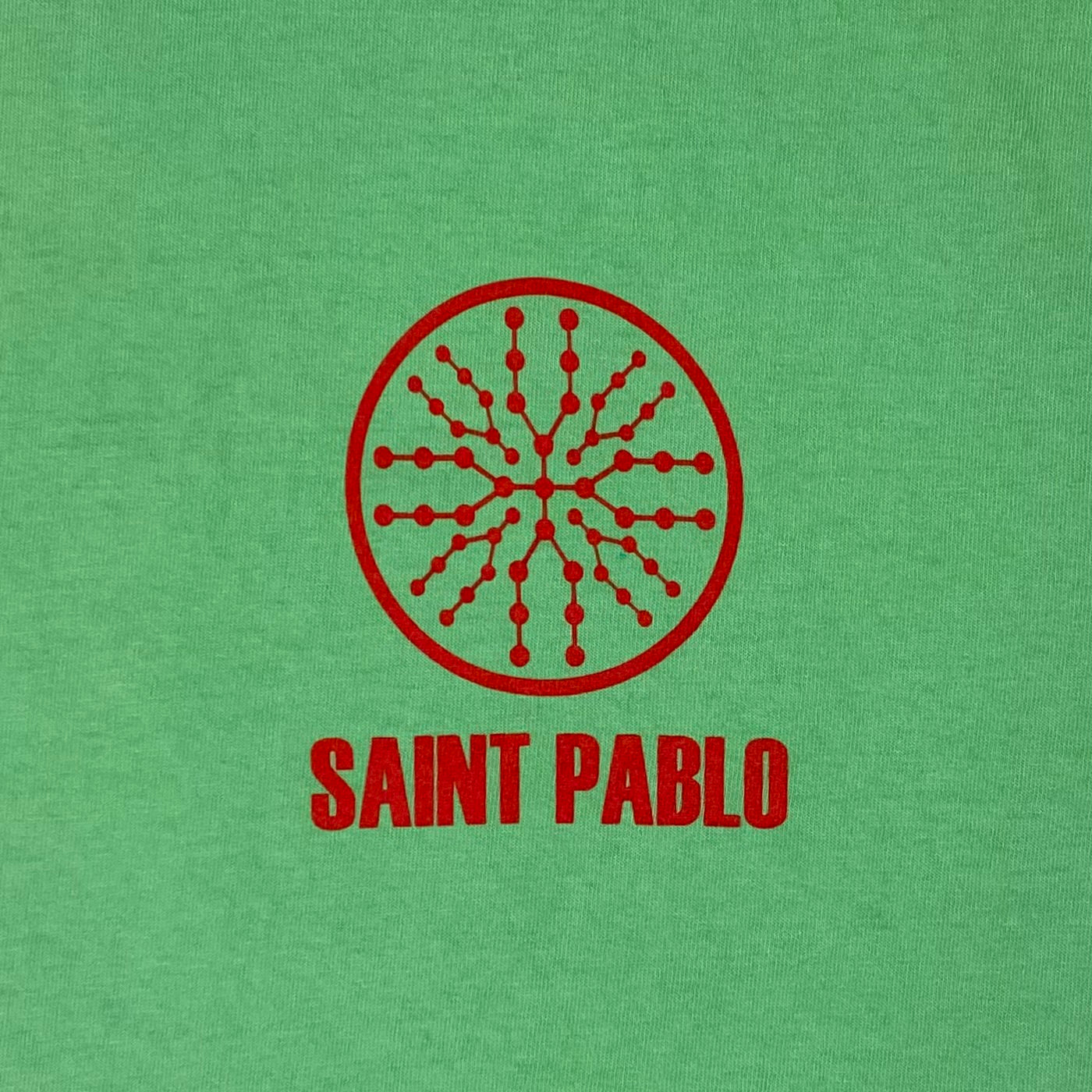 TLOP 2016 Saint Pablo Logo Tee In Mint