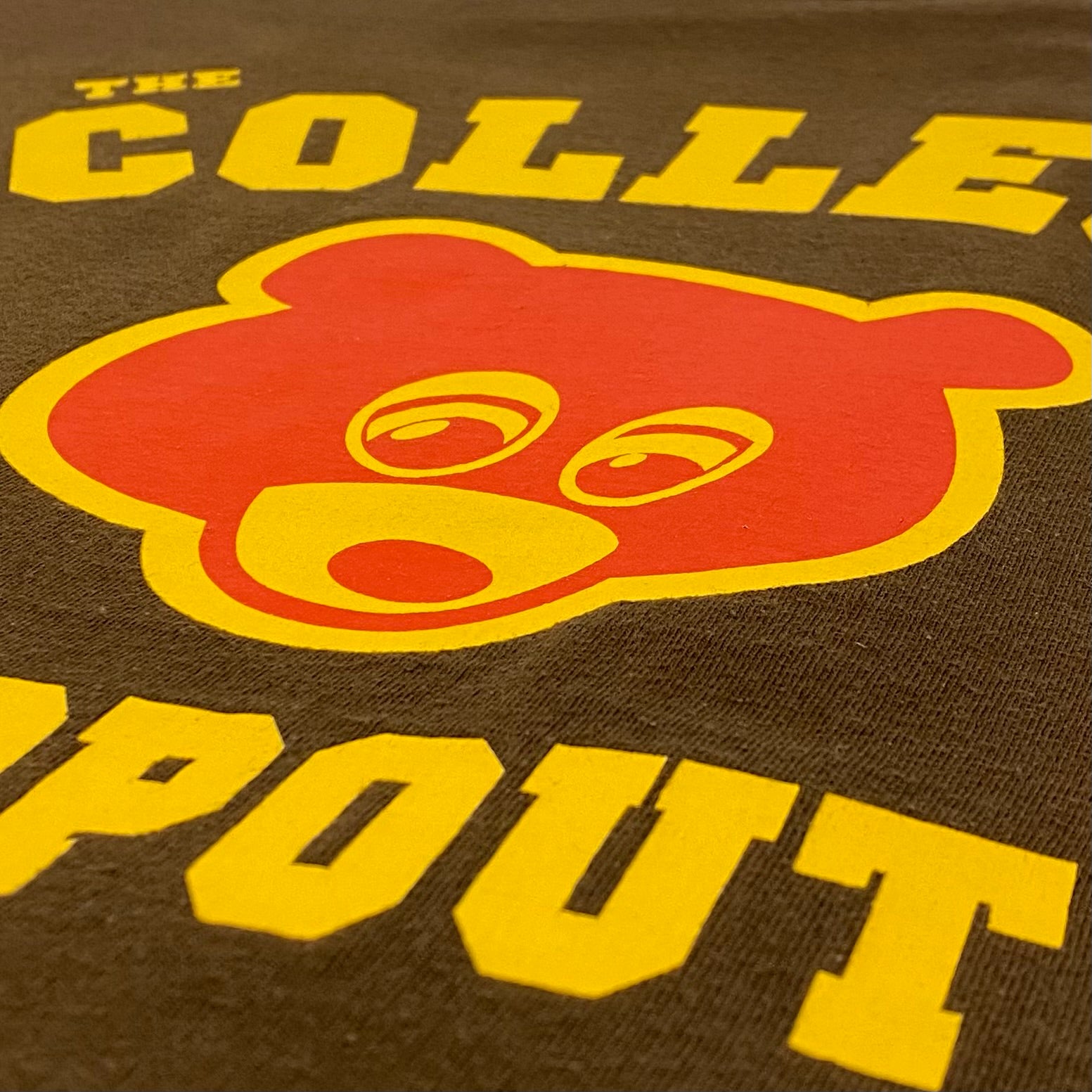 The College Dropout 2004 Album Tee In Brown