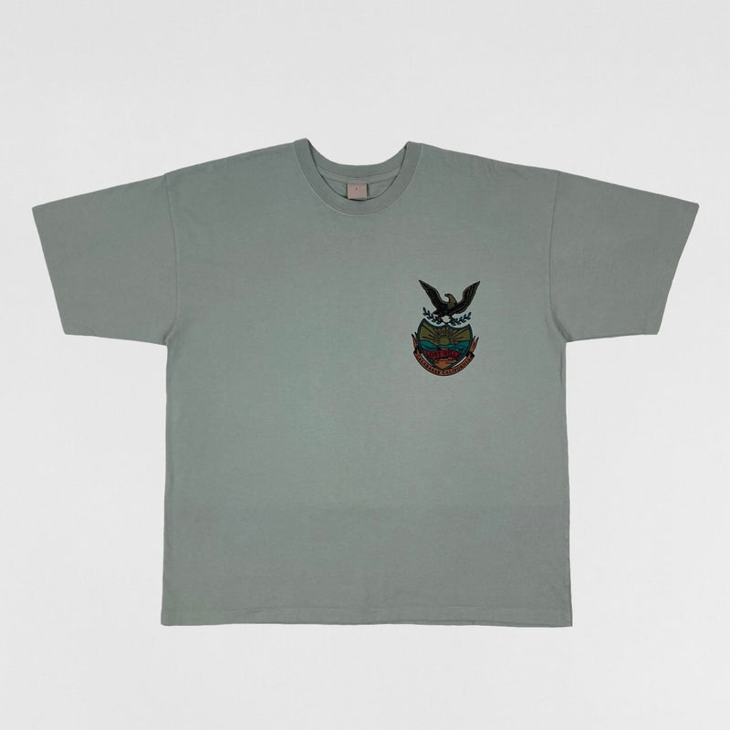 YZY 2017 Calabasas Crest Tee In Hospital Blue