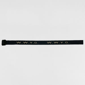 Yeezus Tour 2013 Unreleased 'What Would Yeezus Do' Gold Bracelet