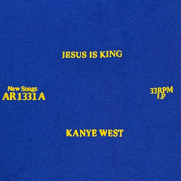 JIK 2019 Vinyl Album Sweatpants In Blue