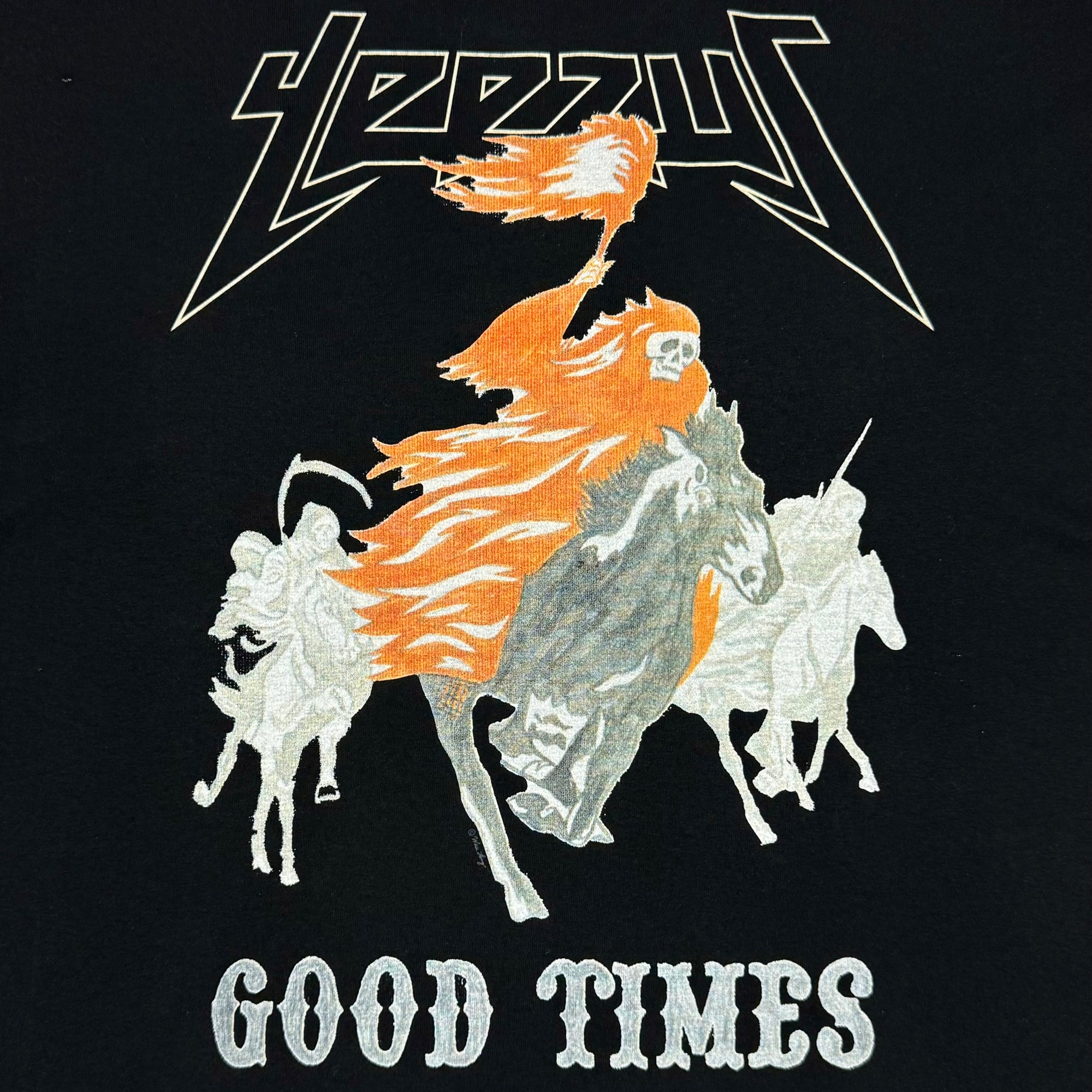 Yeezus 2015 Unreleased 'Good Times' Long Sleeve By Wes Lang