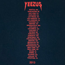 Yeezus Tour 2013 OG Native Skull Tee In Black By Wes Lang