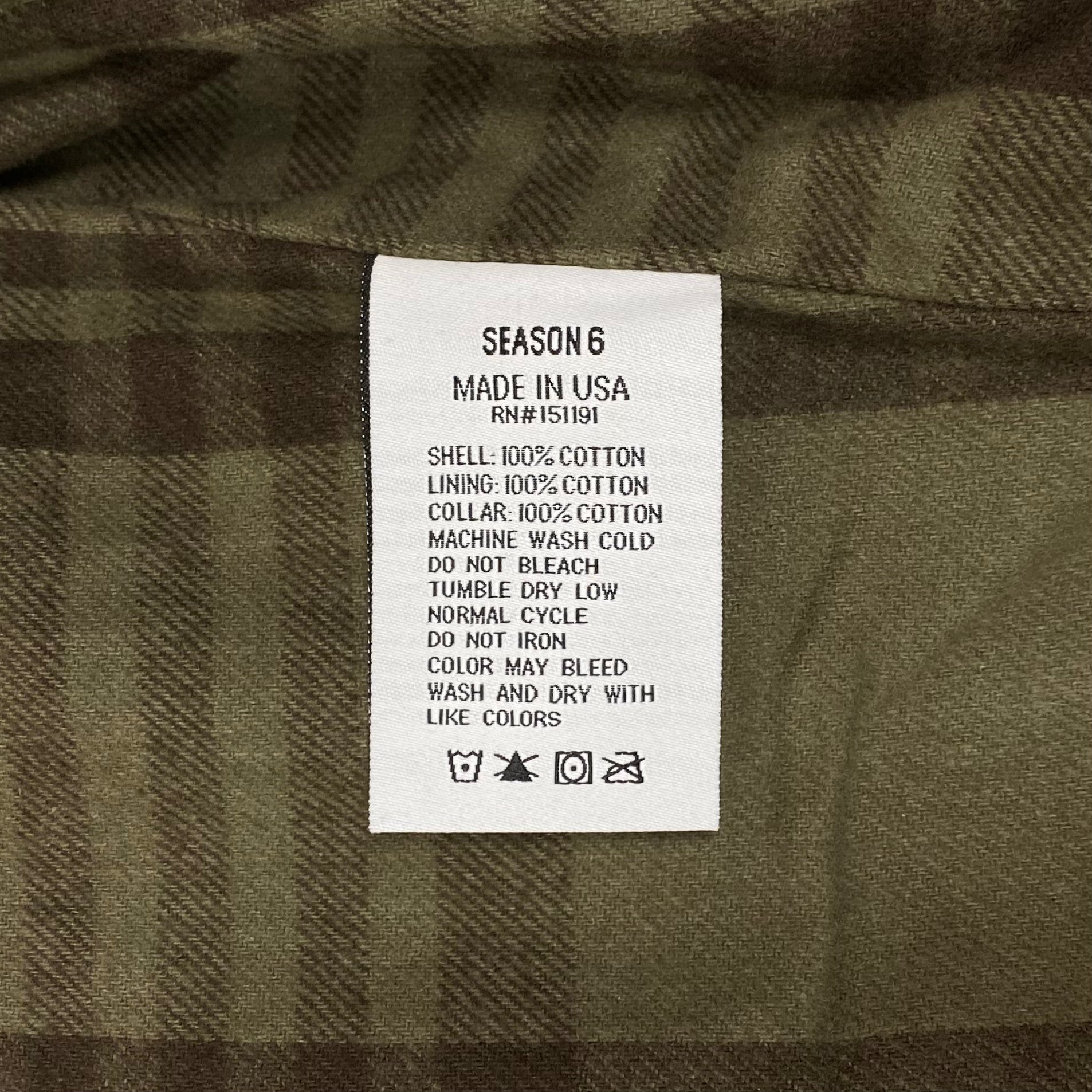 YZY SZN 6 Flannel Lined Corduroy Denim Sample Jacket In Blue