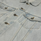 YZY SZN 5 Denim Jacket In Faded Indigo