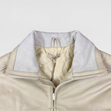 YZY SZN 5 Unreleased Leather Biker Jacket In Jupiter/Arctic