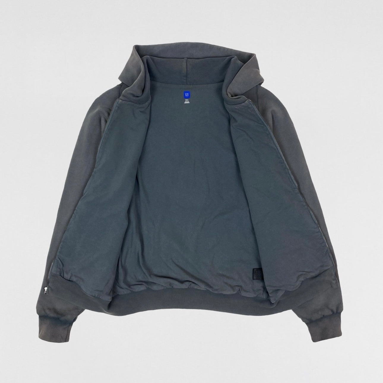 YZY GAP 2022 Zip Hoodie In Poetic Grey | Paris Saint